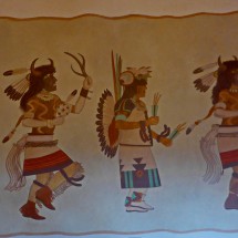 Indian Warriors in the Painted Desert Inn